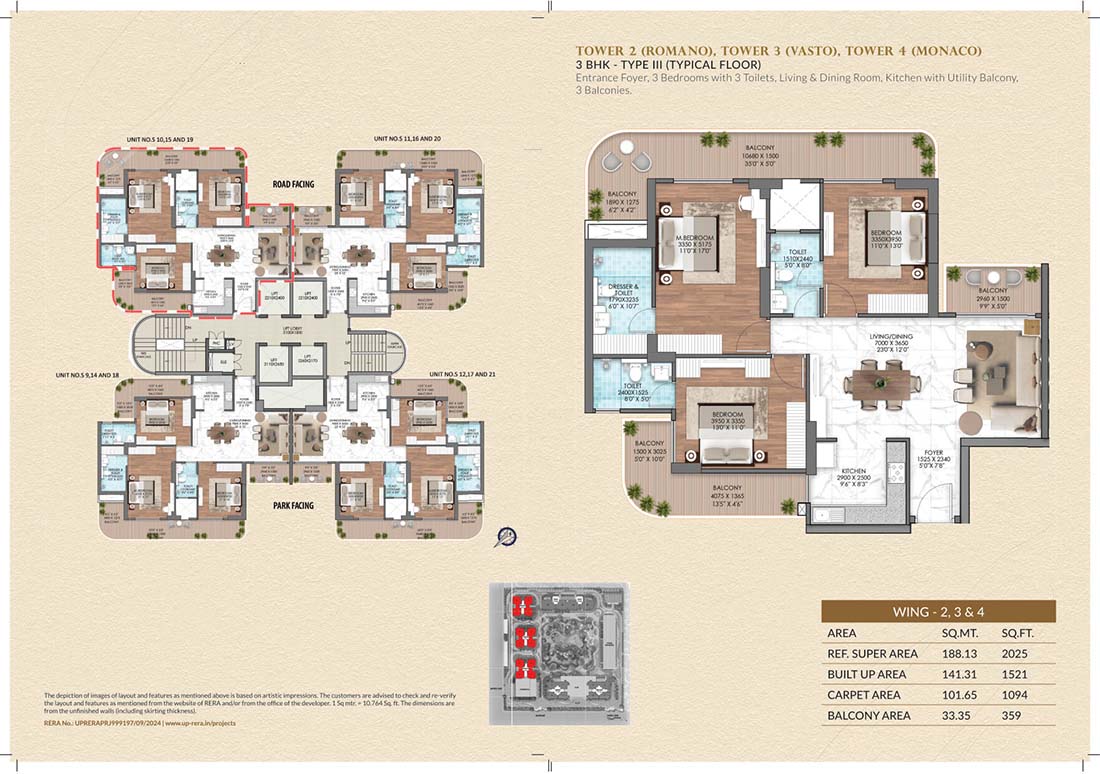 Mahagun My Laagoon Floor Layout