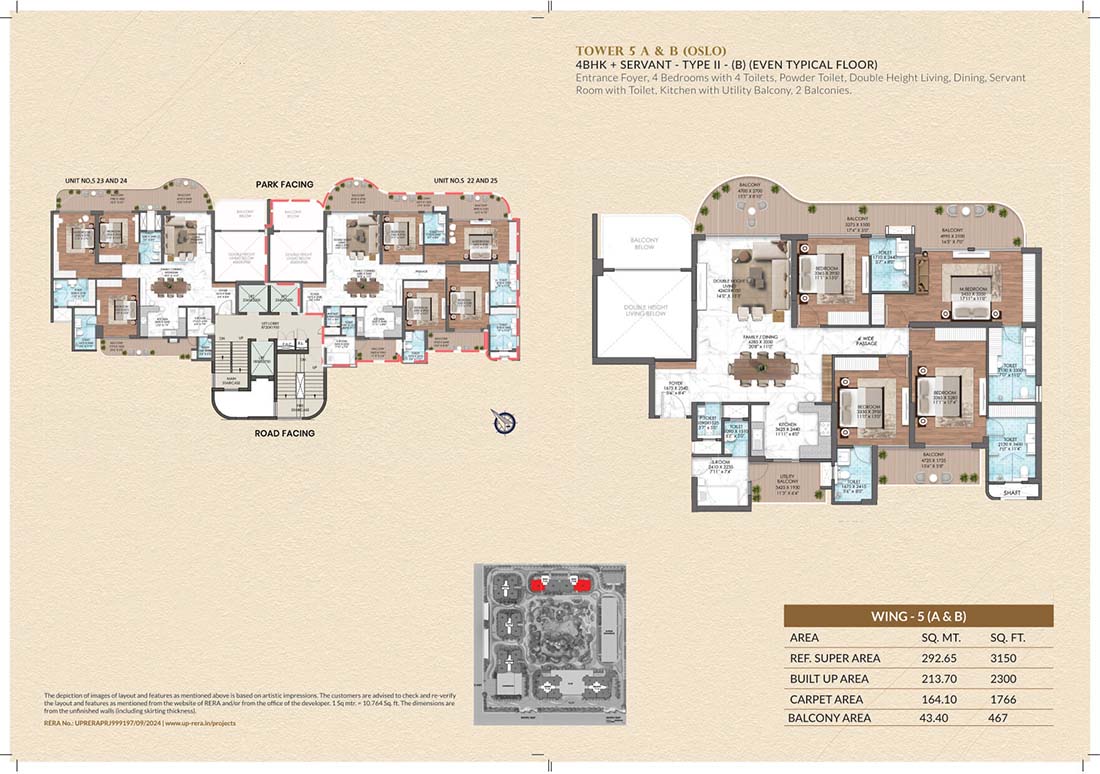 Mahagun My Laagoon Floor Plan